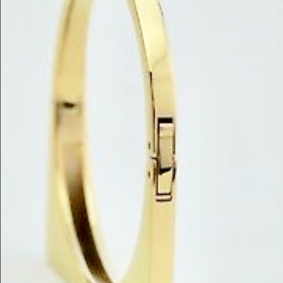 Michael KORS Bracelet Gold tone Asymmetrical Hinge - Picture 4 of 8